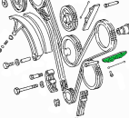 Guide rail for timing chain (A 117 052 ​​08 16)